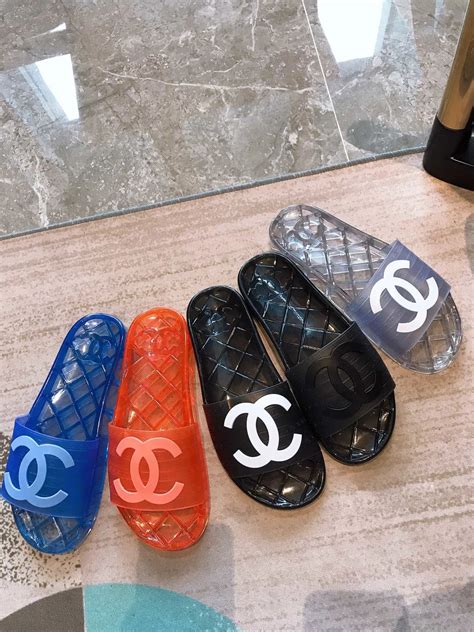 chanel bubble slides|chanel slides for sale.